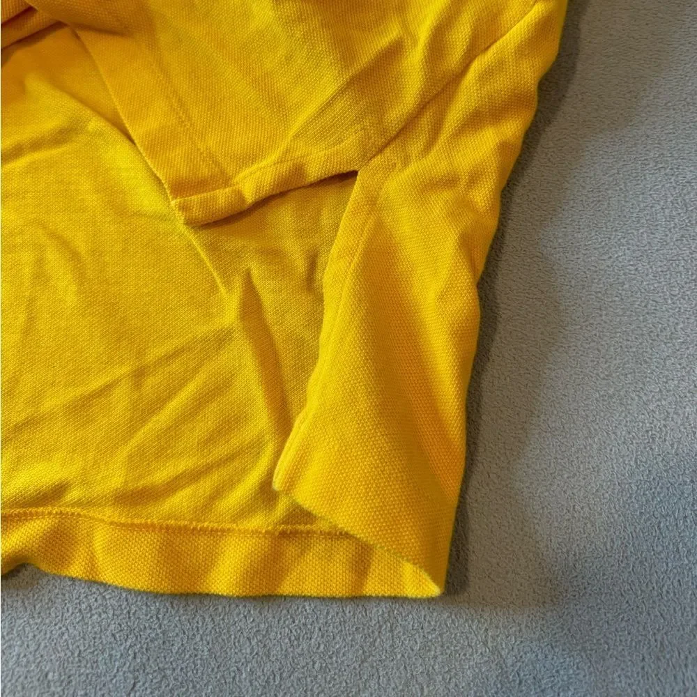 VintagePolo by Ralph Lauren polo shirt, yellow with royal blue horse Sz XXL mens - Picture 7 of 12